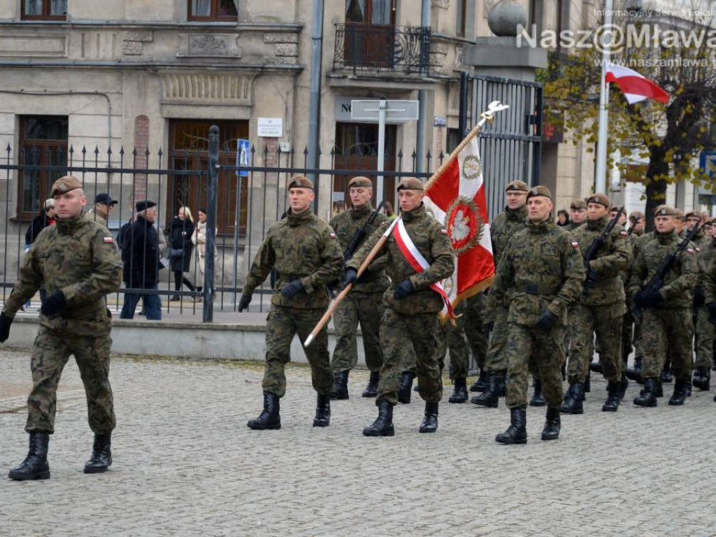 Mławskie  obchody 11 listopada 
