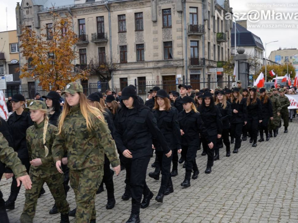 Mławskie  obchody 11 listopada 