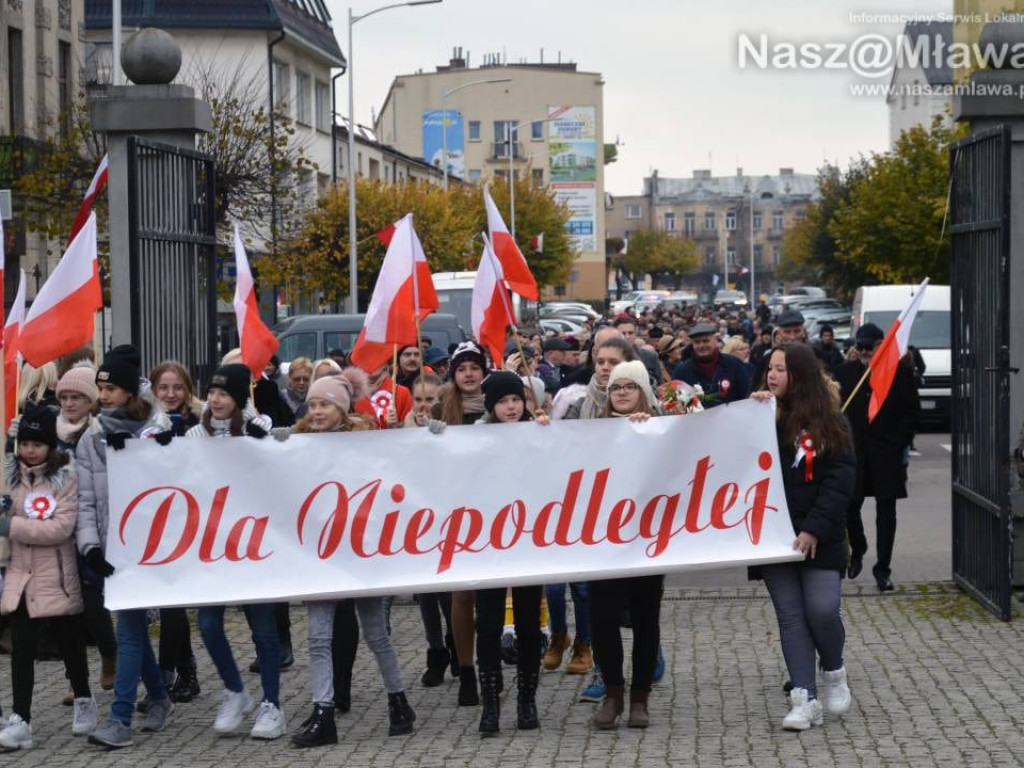 Mławskie  obchody 11 listopada 