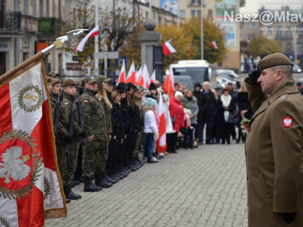 Mławskie  obchody 11 listopada 