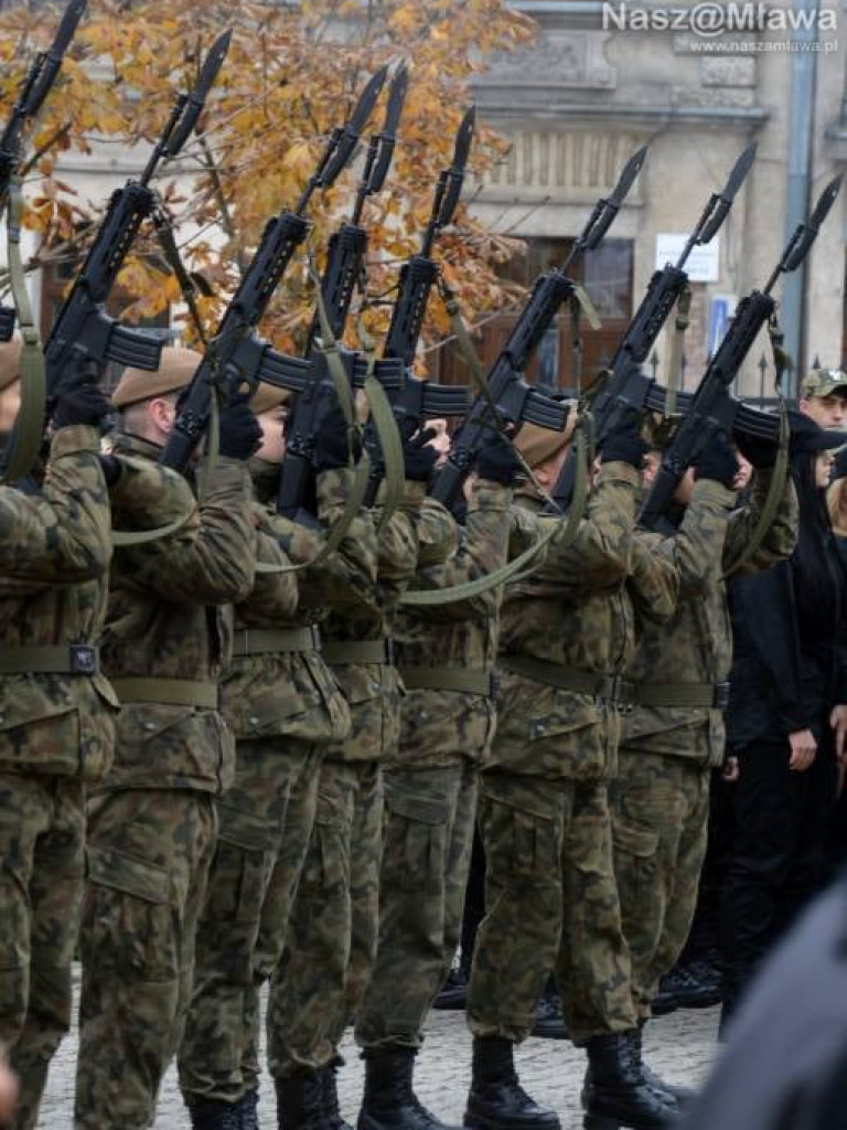 Mławskie  obchody 11 listopada 