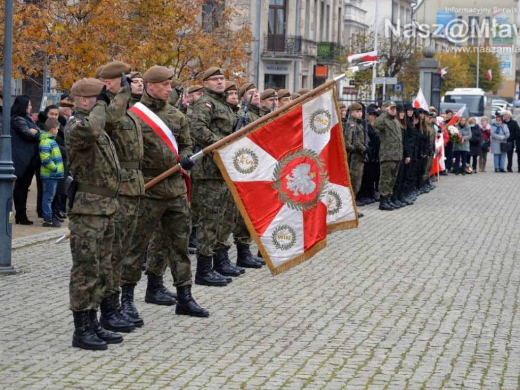 Mławskie  obchody 11 listopada 