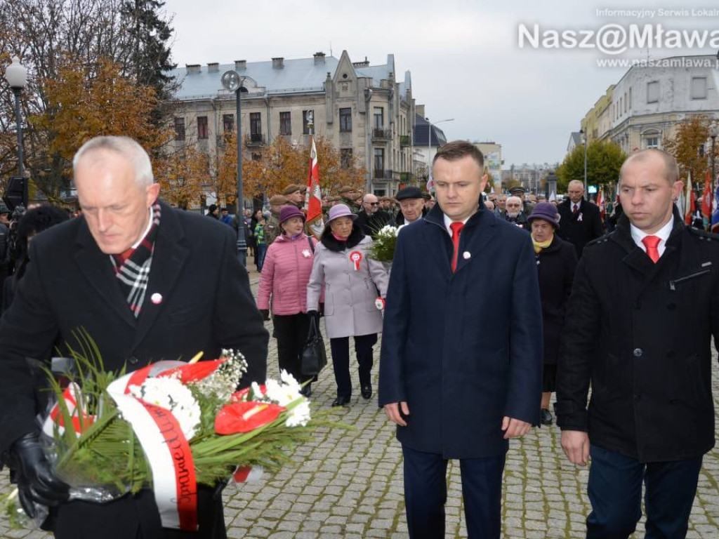 Mławskie  obchody 11 listopada 