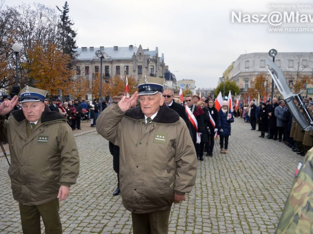 Mławskie  obchody 11 listopada 