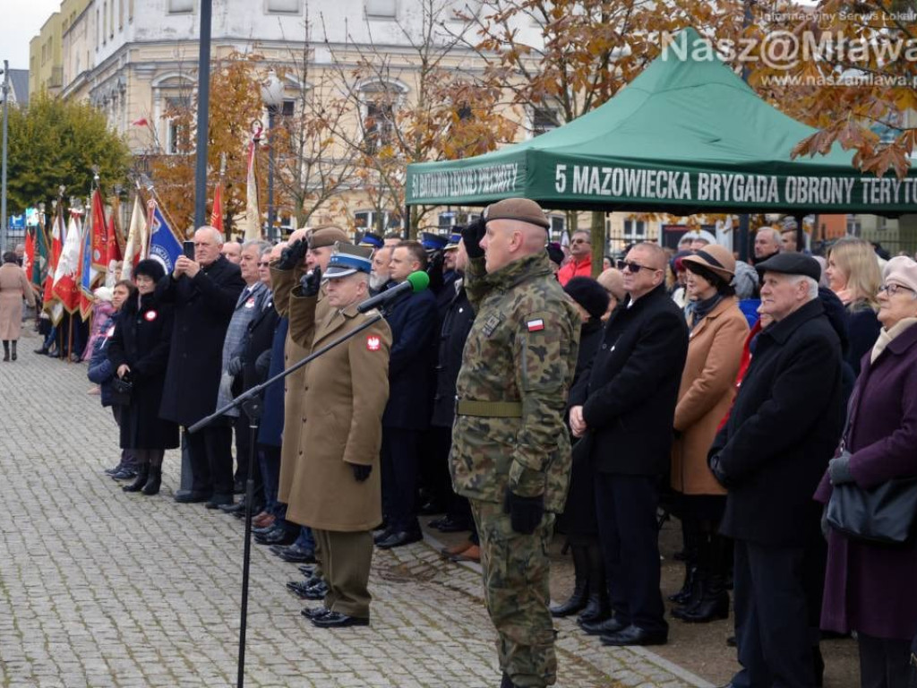Mławskie  obchody 11 listopada 