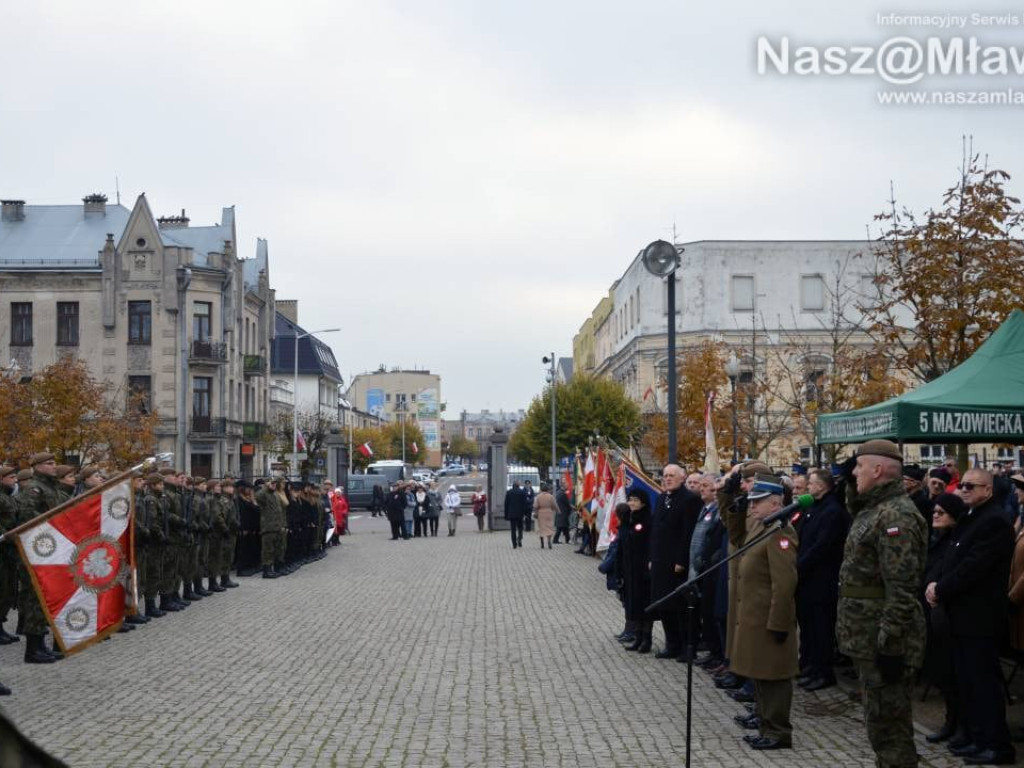 Mławskie  obchody 11 listopada 