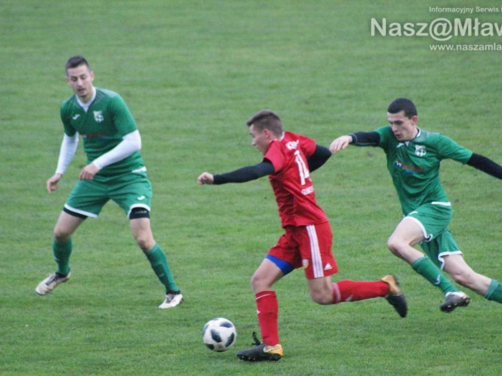 Mławianka przezimuje obok podium. Premierowy gol Jankowskiego