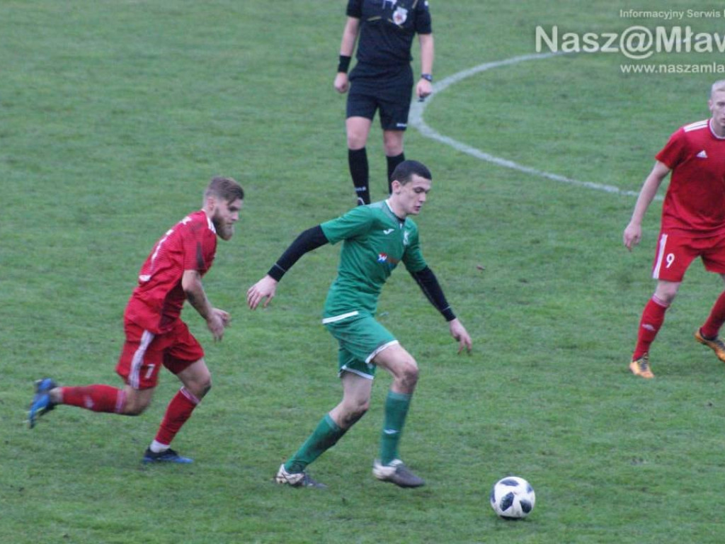 Mławianka przezimuje obok podium. Premierowy gol Jankowskiego