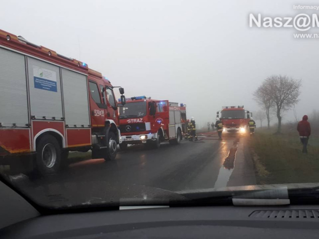 Samochód w płomieniach. Zginął 18-latek [AKTUALIZACJA]