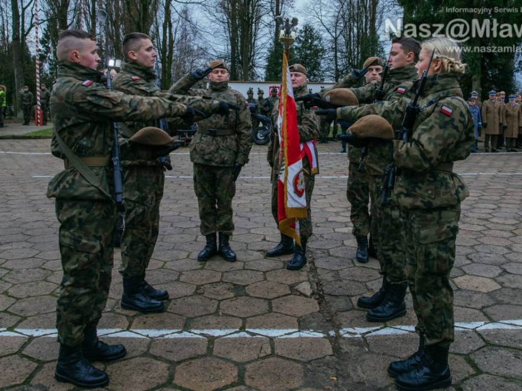 Mławianie w szeregach WOT przysięgali wiernie służyć Polsce