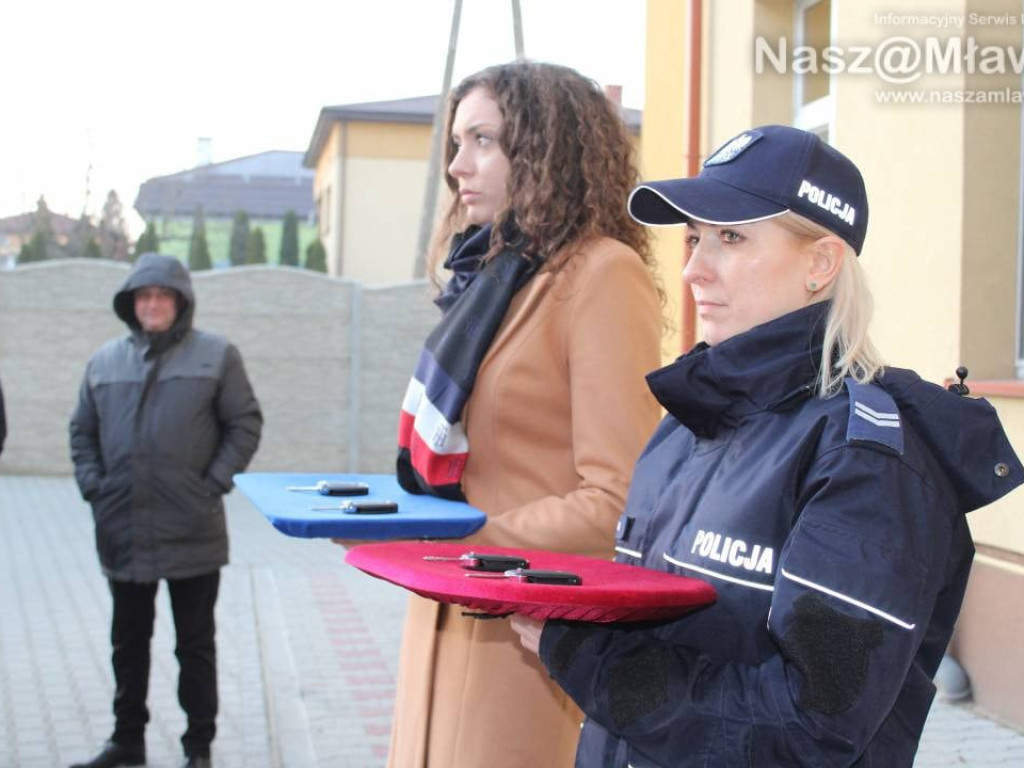 Mławska komenda ma nowe samochody [ZDJĘCIA I FILMY]