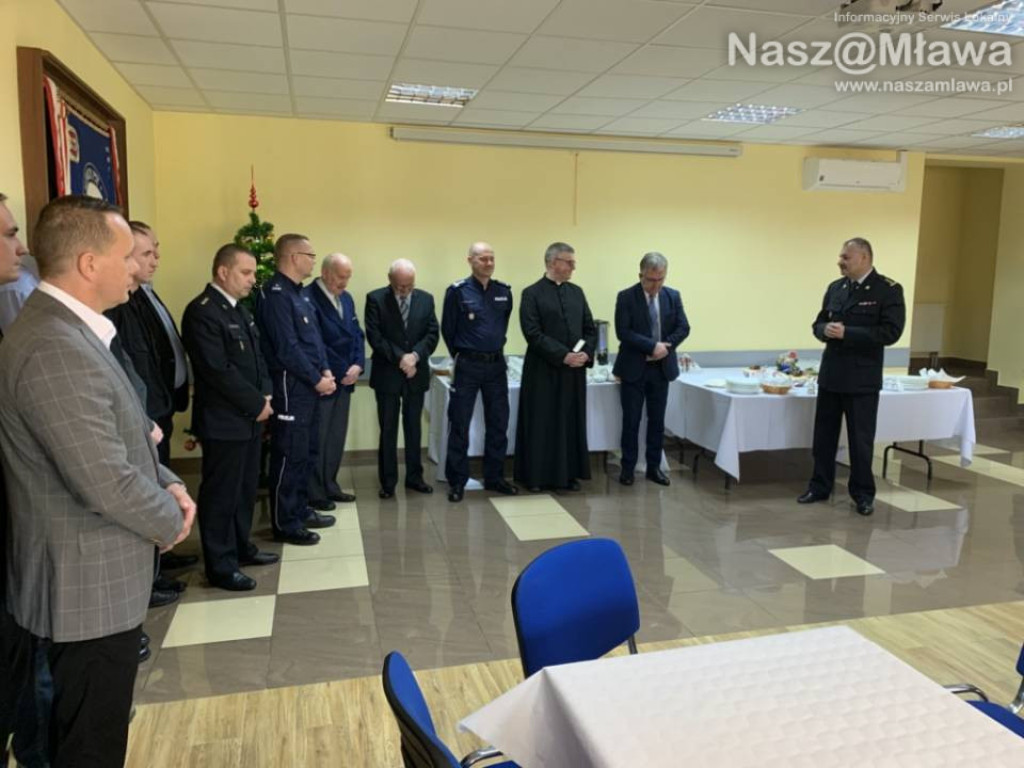 Opłatek u mławskich strażaków