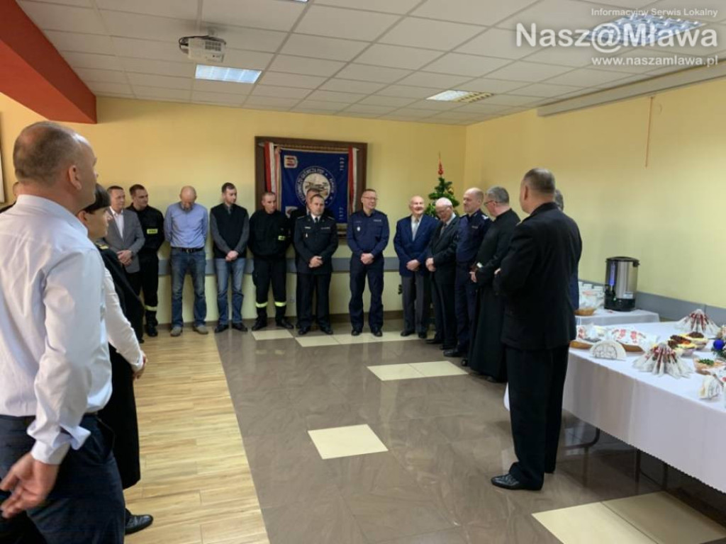 Opłatek u mławskich strażaków