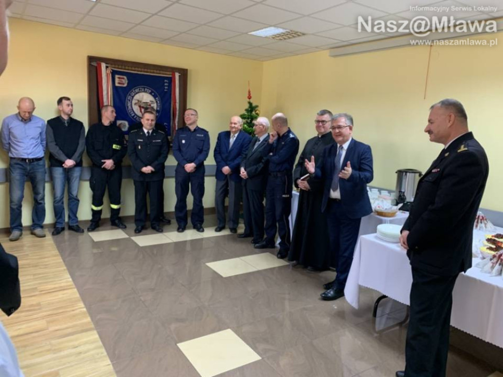 Opłatek u mławskich strażaków