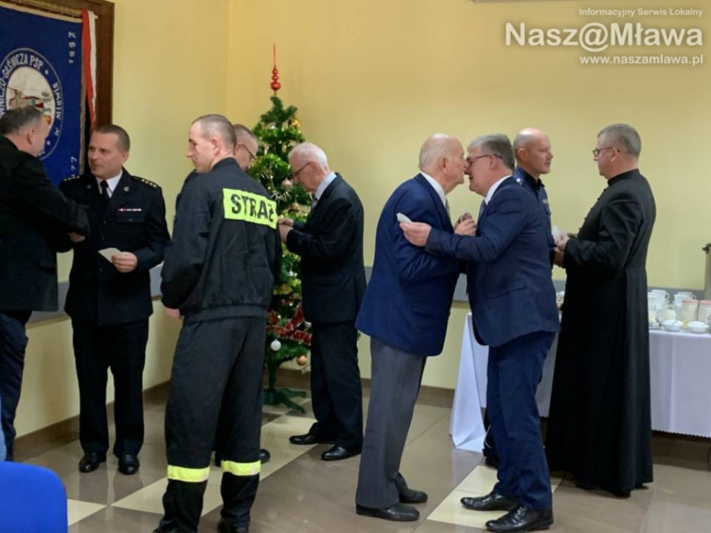 Opłatek u mławskich strażaków