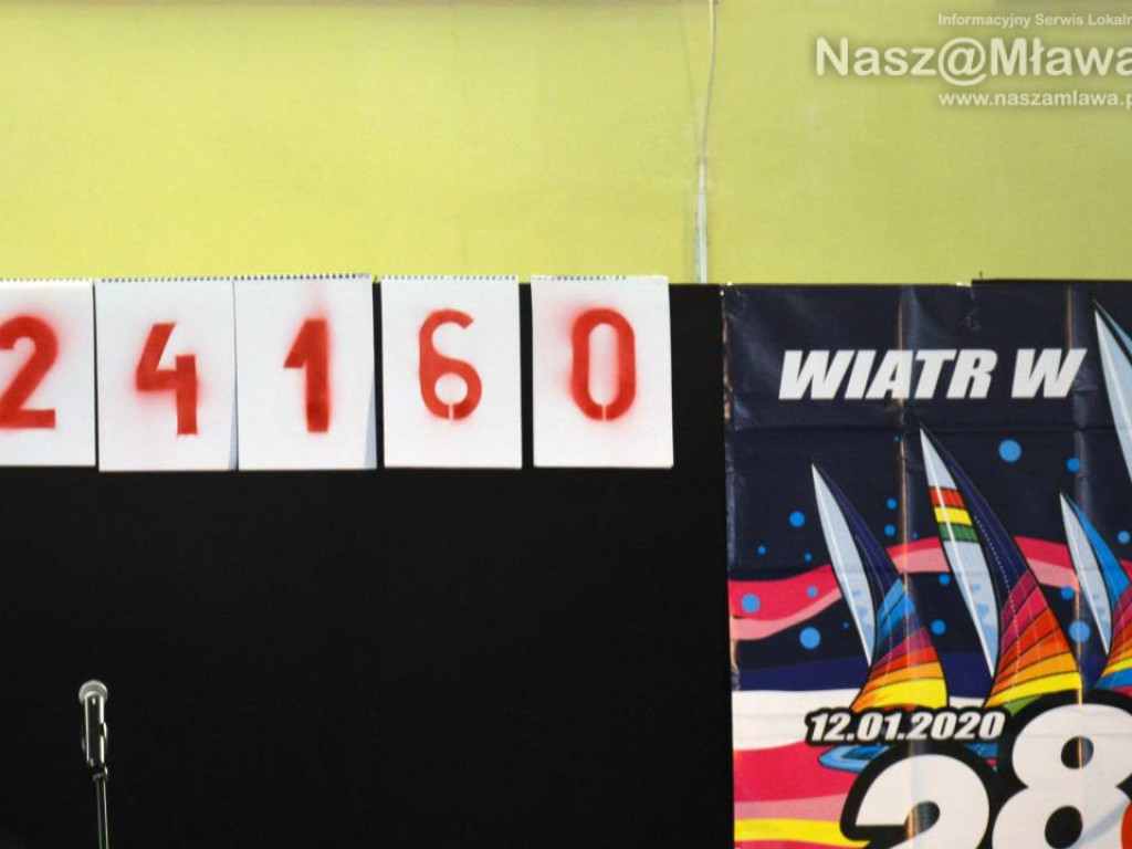 28. Finał WOŚP w Mławie. Zebrano ponad 133 tysiące