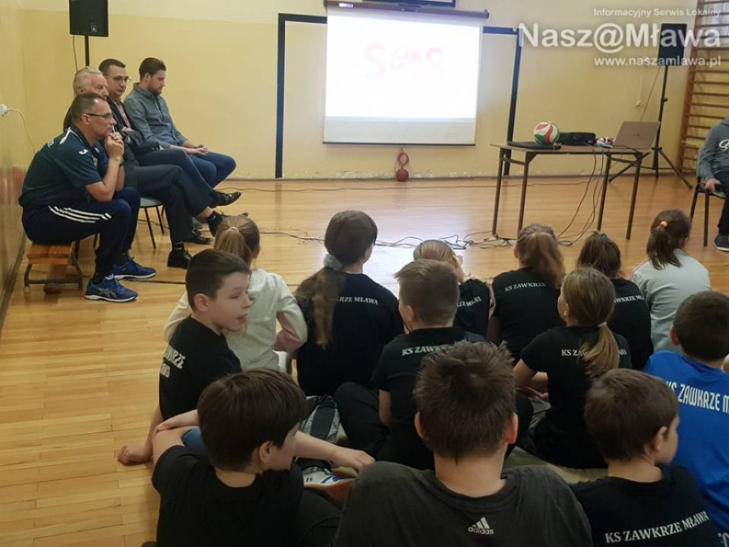 Reprezentant polskiej kadry w mławskiej szkole