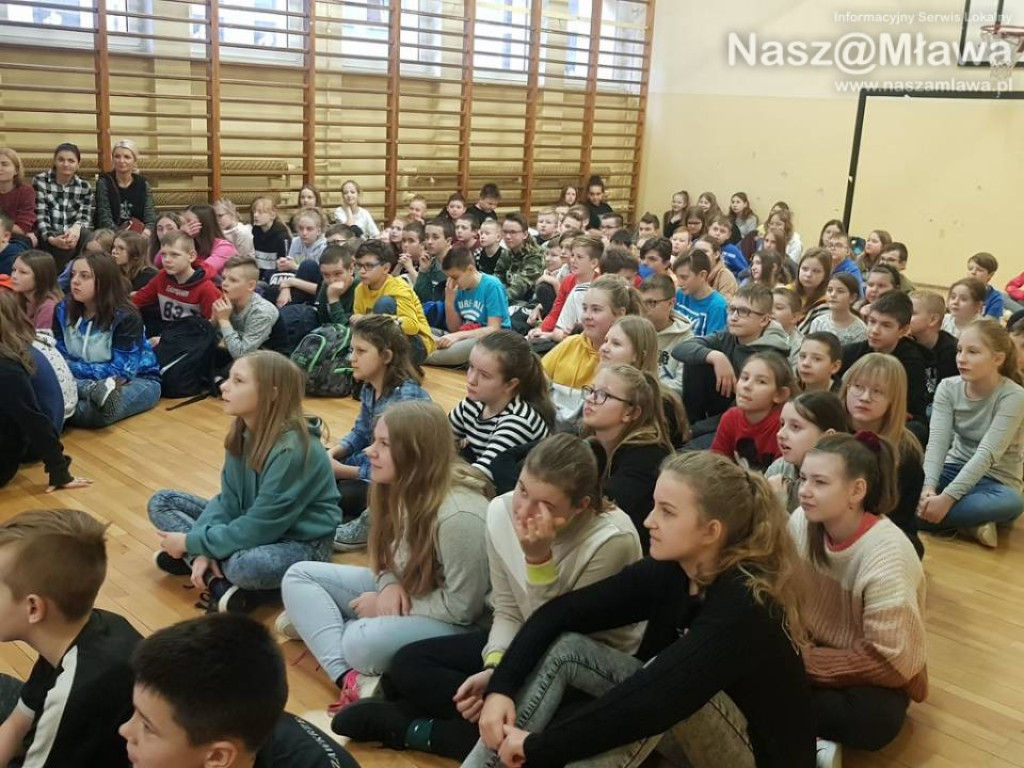 Reprezentant polskiej kadry w mławskiej szkole