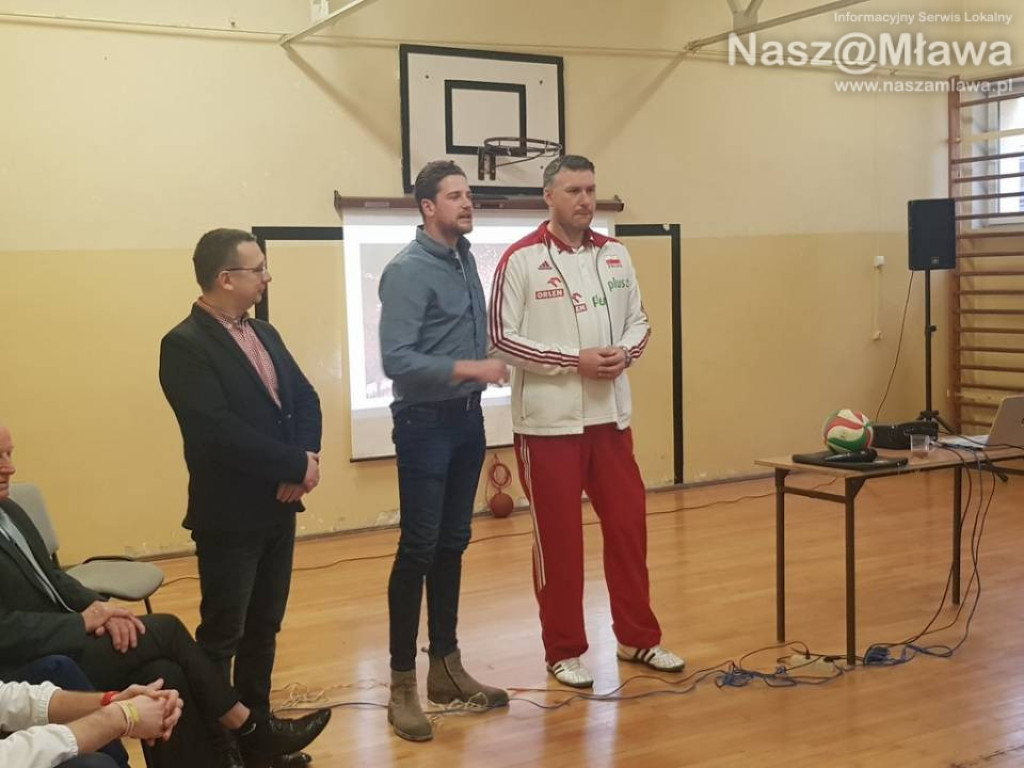 Reprezentant polskiej kadry w mławskiej szkole