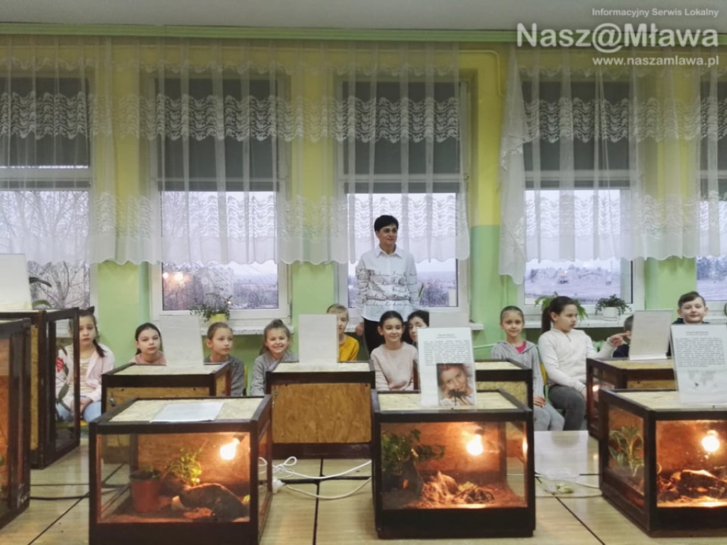 Wystawa zwierząt egzotycznych. Dzieci były odważne