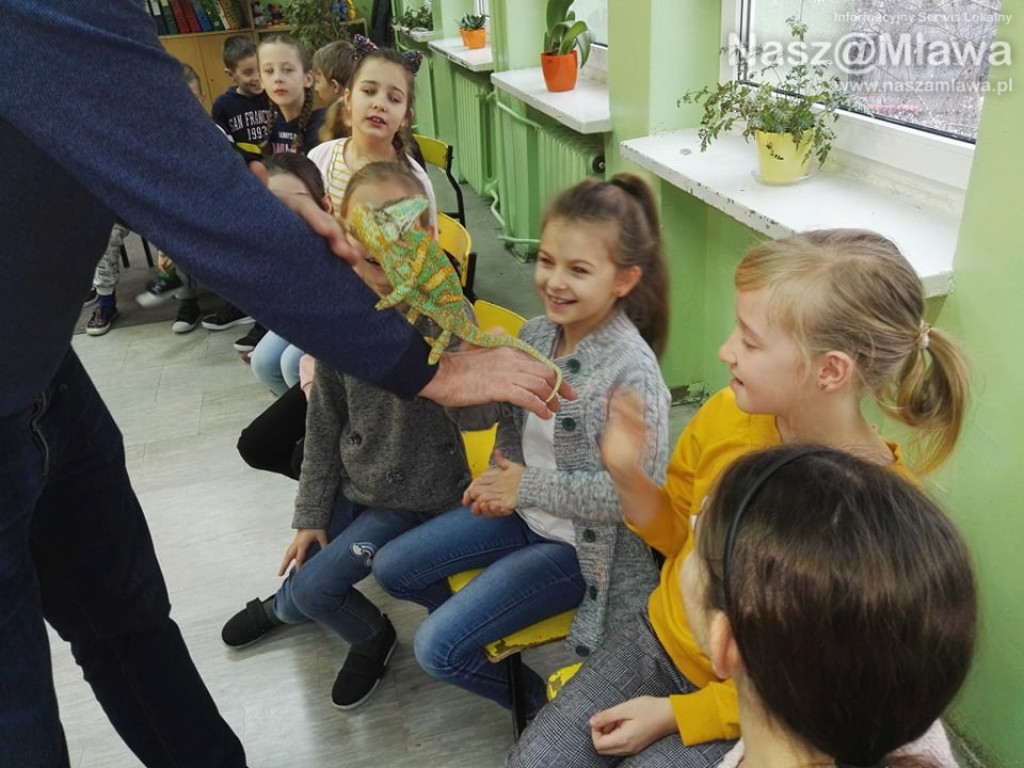 Wystawa zwierząt egzotycznych. Dzieci były odważne