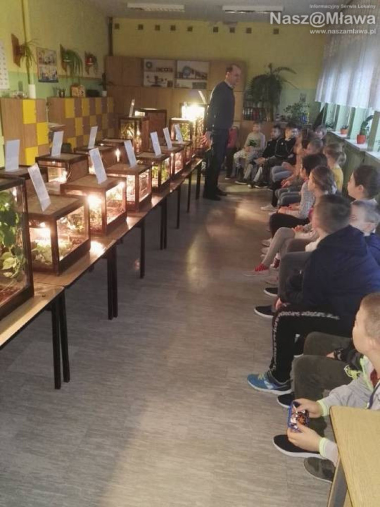 Wystawa zwierząt egzotycznych. Dzieci były odważne