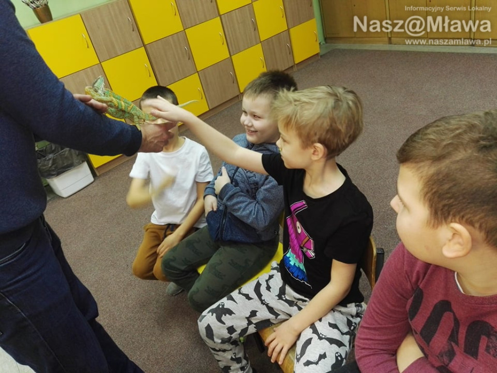 Wystawa zwierząt egzotycznych. Dzieci były odważne