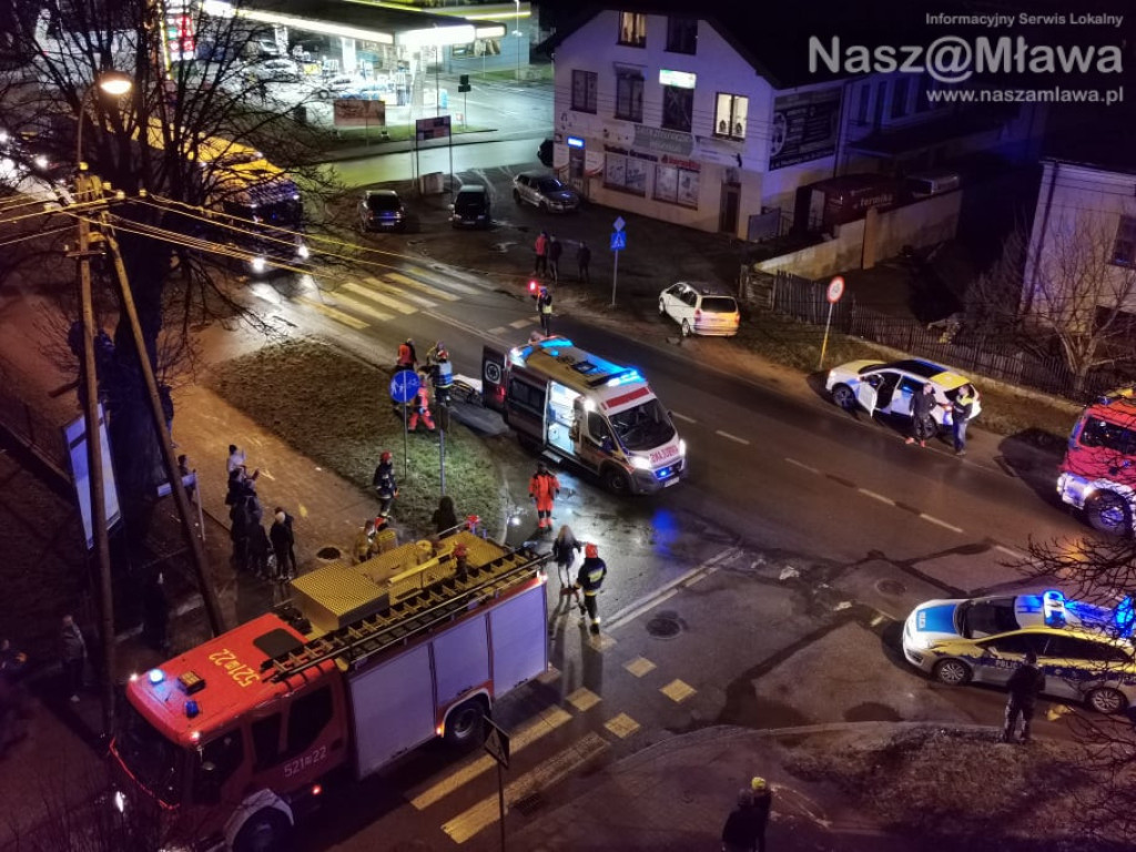 Pieszy potrącony na skrzyżowaniu z al. Piłsudskiego [FILM I ZDJĘCIA]