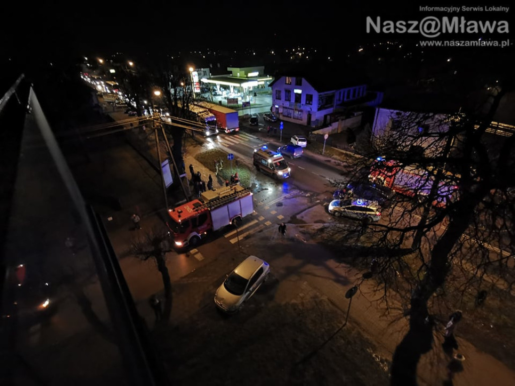 Pieszy potrącony na skrzyżowaniu z al. Piłsudskiego [FILM I ZDJĘCIA]