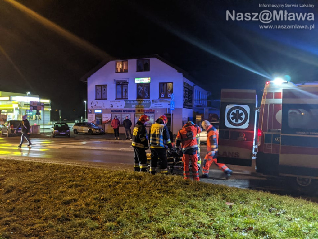 Pieszy potrącony na skrzyżowaniu z al. Piłsudskiego [FILM I ZDJĘCIA]