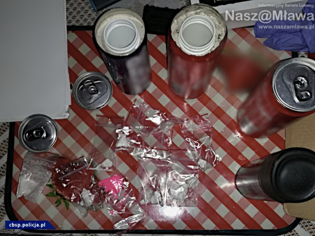 U sąsiadów. Narkotyki w puszkach po napojach