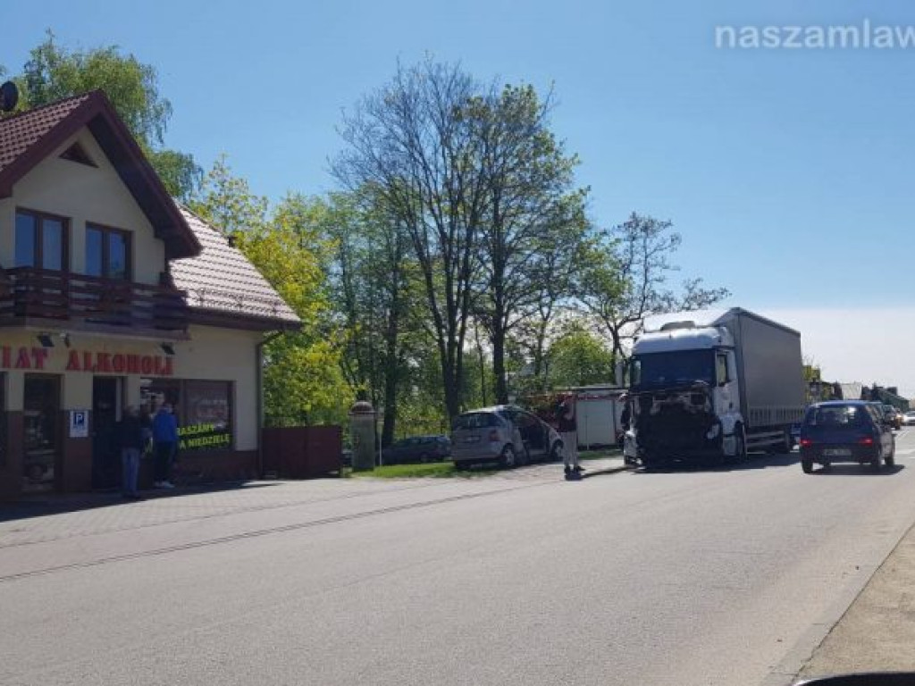 Ranni w wypadku na ul. Szpitalnej w Mławie (AKTUALIZACJA)