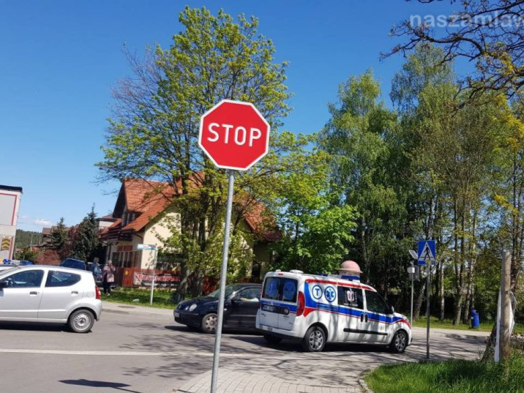 Ranni w wypadku na ul. Szpitalnej w Mławie (AKTUALIZACJA)