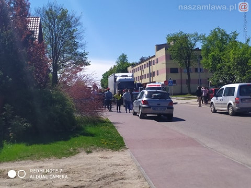 Ranni w wypadku na ul. Szpitalnej w Mławie (AKTUALIZACJA)