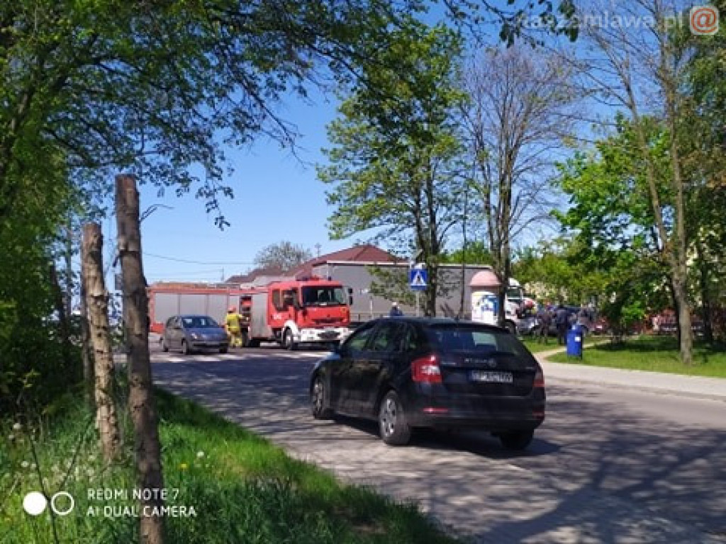 Ranni w wypadku na ul. Szpitalnej w Mławie (AKTUALIZACJA)