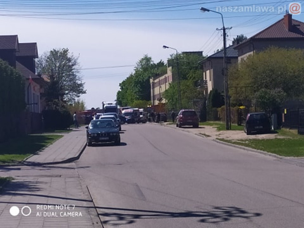 Ranni w wypadku na ul. Szpitalnej w Mławie (AKTUALIZACJA)