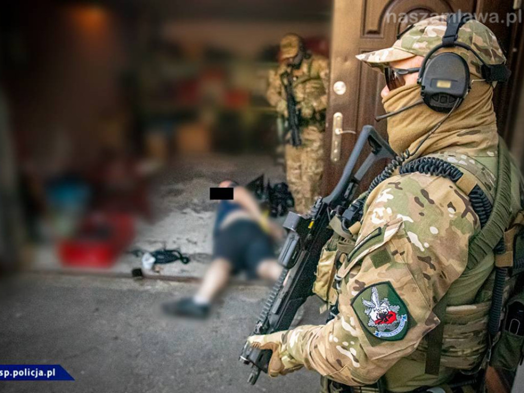 Polska. Uderzenie w gang powiązany z klubem sportowym [VIDEO]