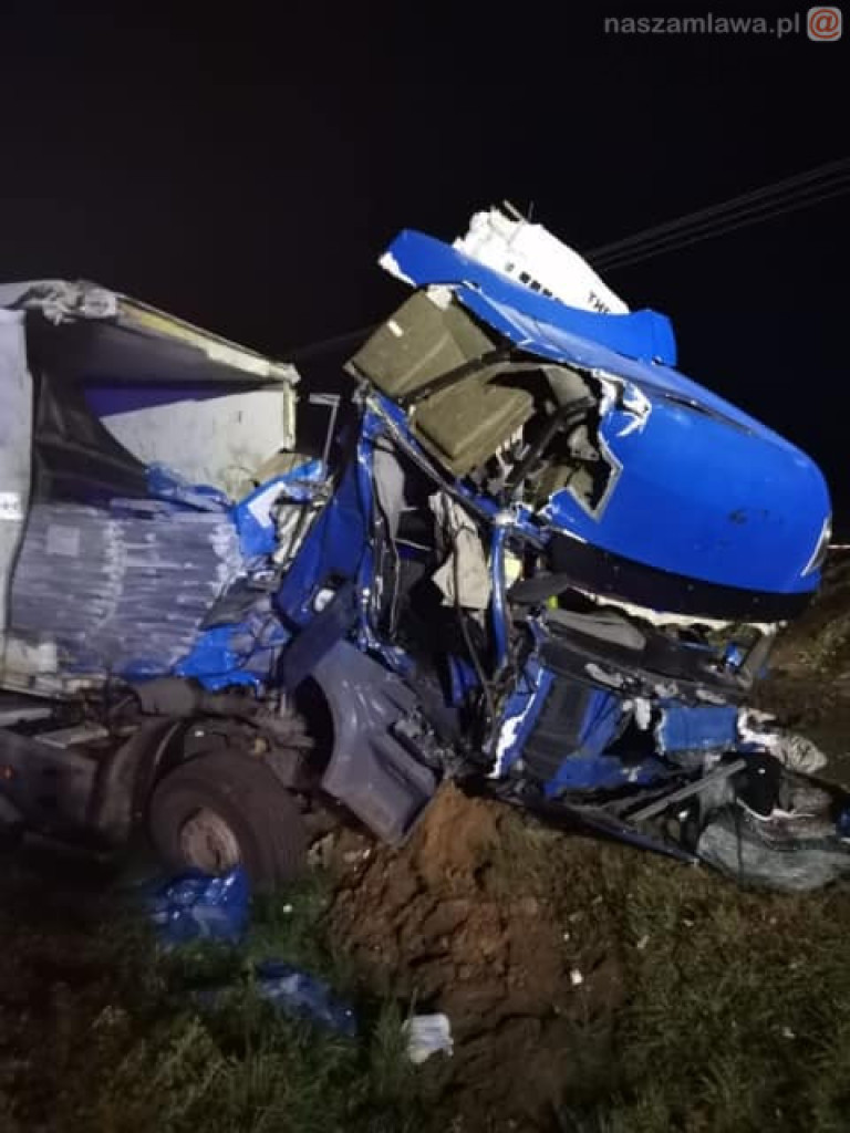 Tragiczny wypadek pod Płońskiem. 4 osoby zginęły na miejscu