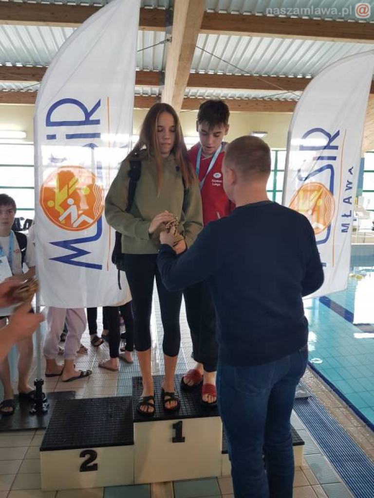 Pływacy powalczyli w mławskiej lidze