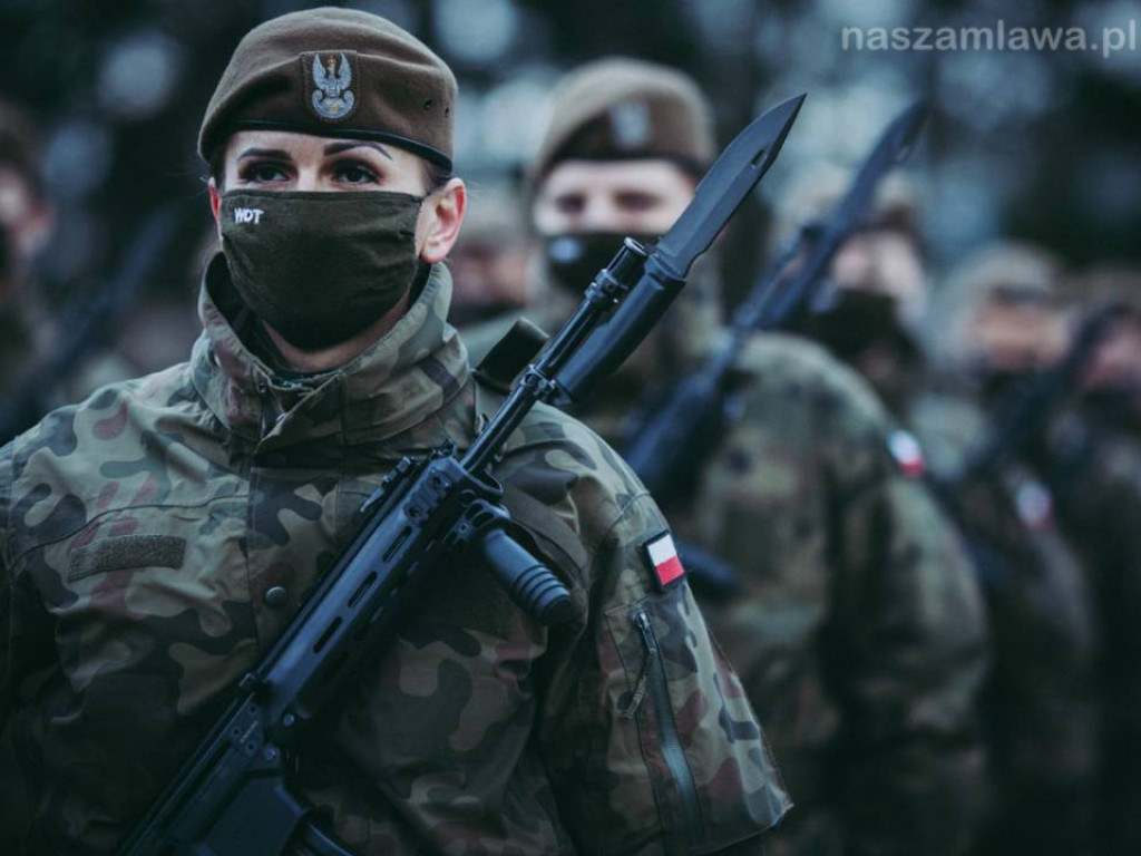 Mławianie w ostatnim zaprzysiężeniu terytorialsów