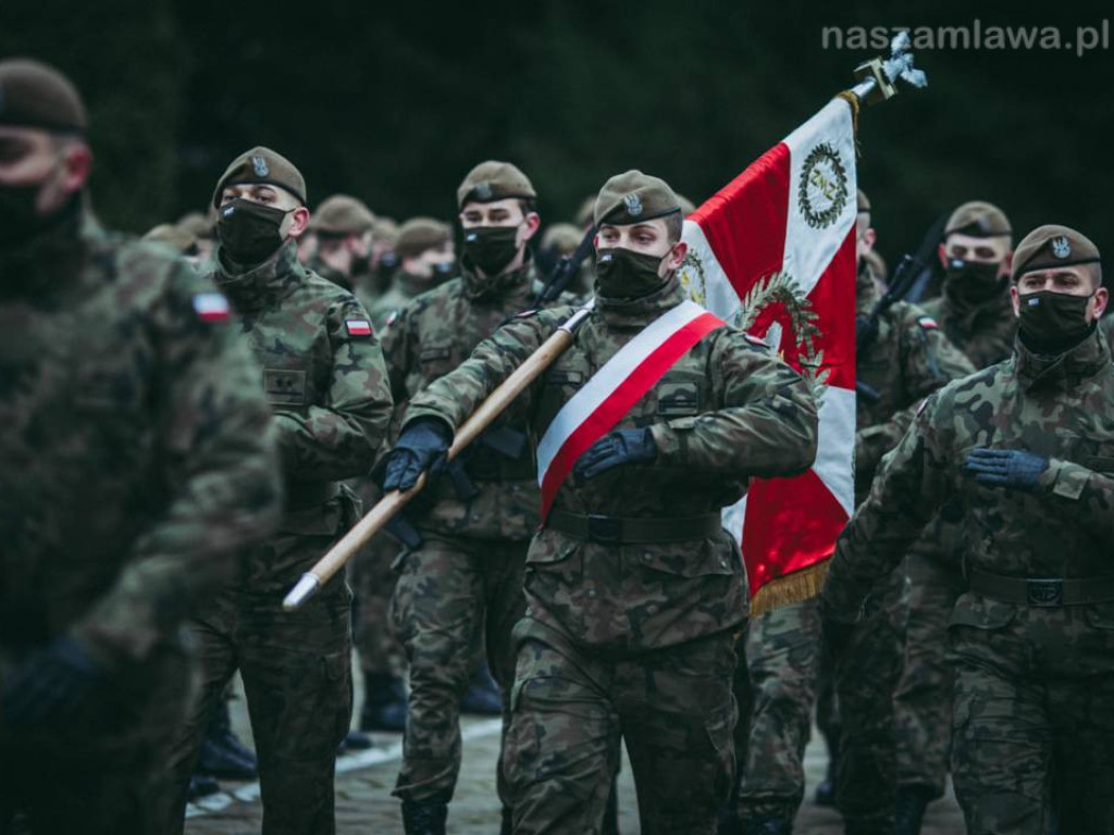 Mławianie w ostatnim zaprzysiężeniu terytorialsów