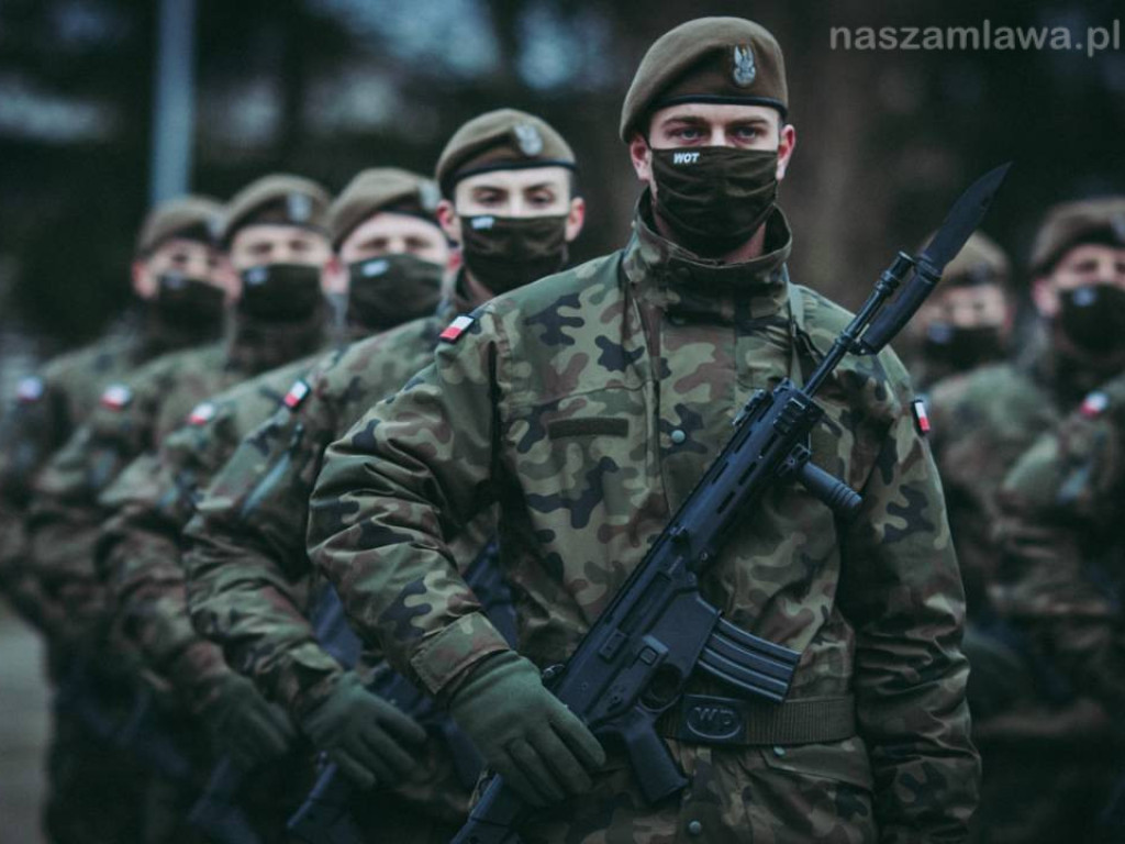 Mławianie w ostatnim zaprzysiężeniu terytorialsów