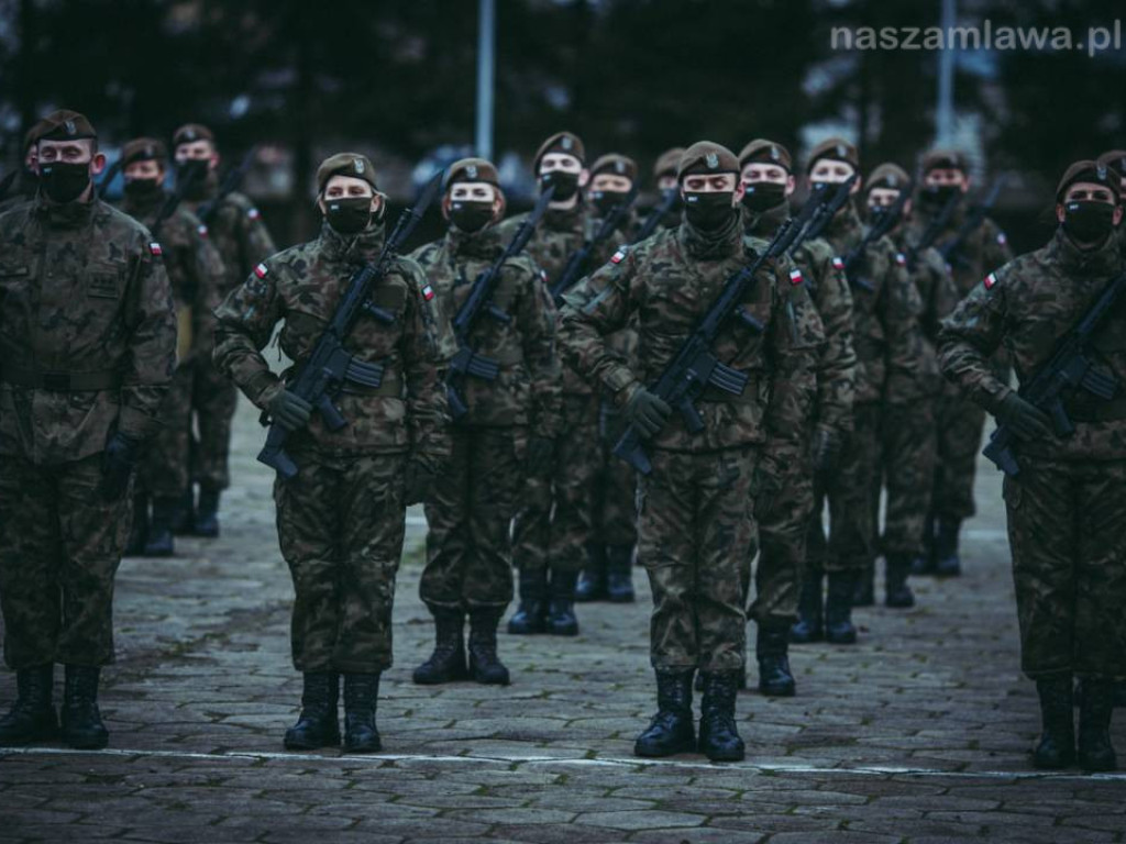 Mławianie w ostatnim zaprzysiężeniu terytorialsów