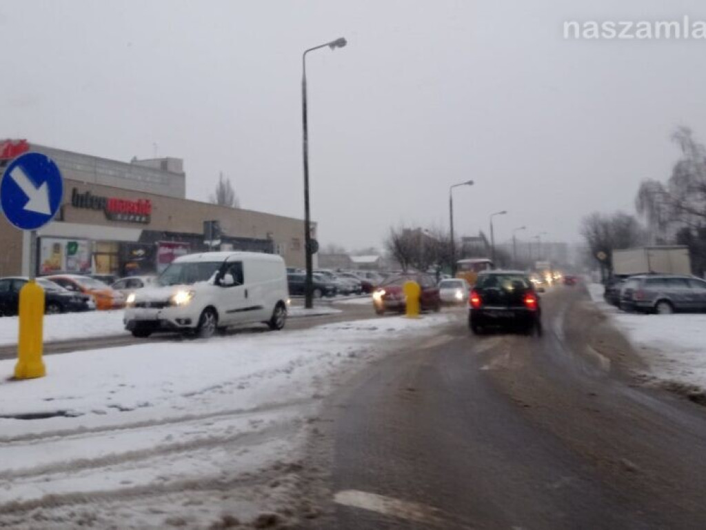 Atak zimy - fatalne warunki na drogach [FILM i ZDJĘCIA]