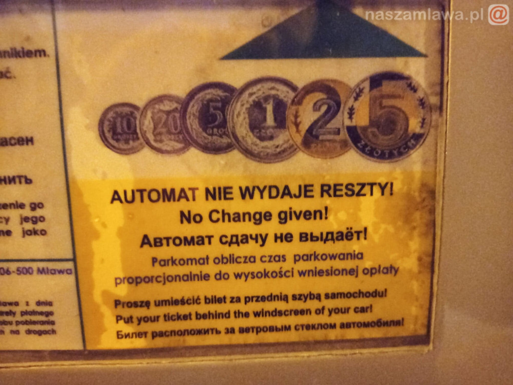 Parkowanie w Mławie. Najtańszy bilet za 2 złote?