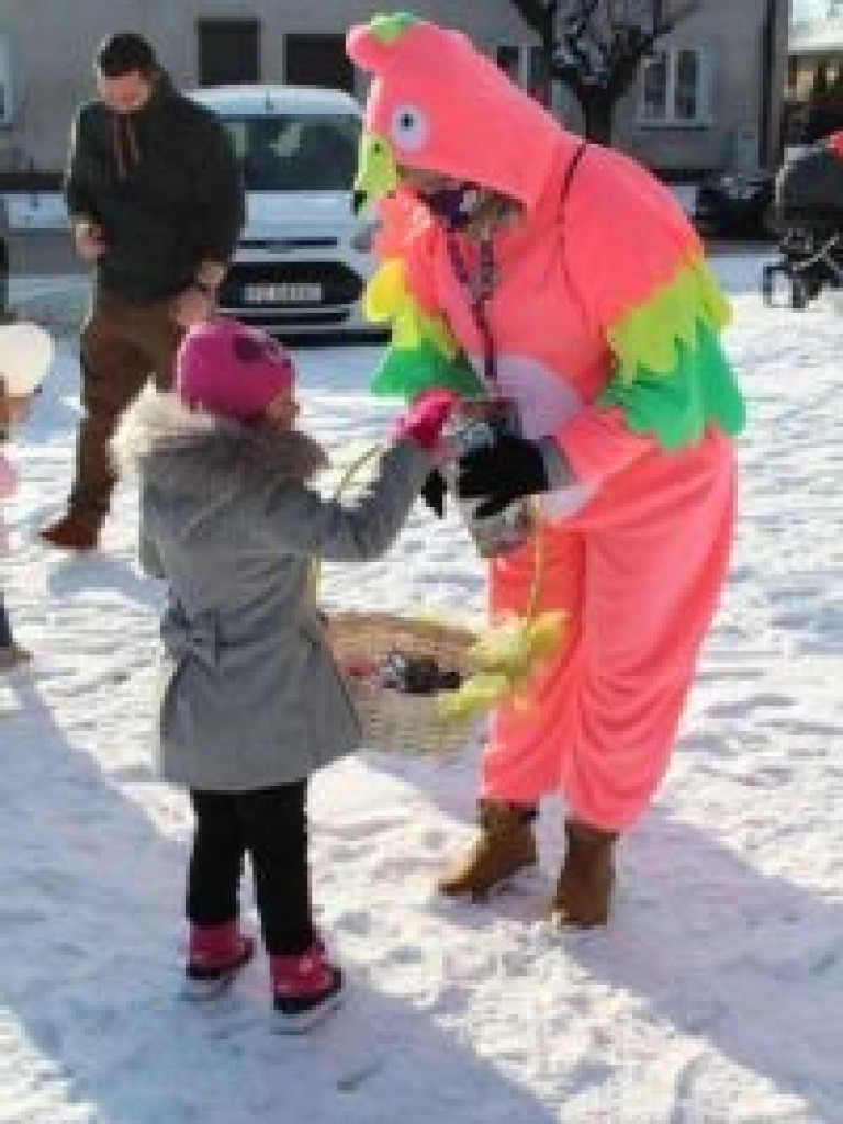 Parada maskotek dla WOŚP w Szreńsku i w Mławie