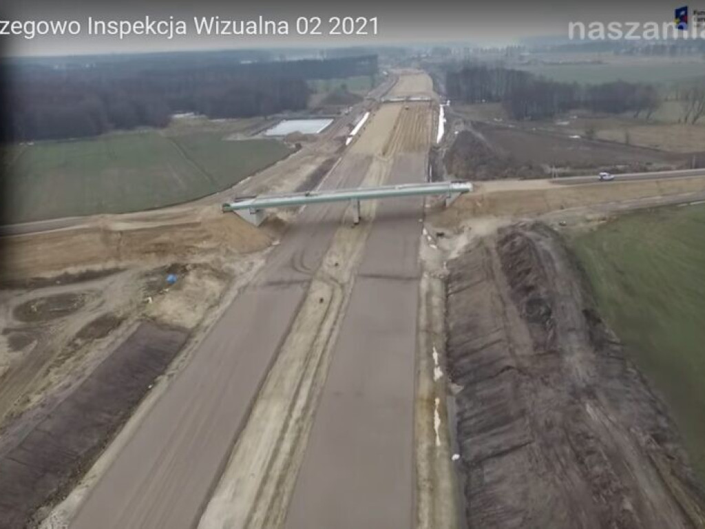 Budowa S7. Intensywne prace przy nowym wiadukcie (FILM)