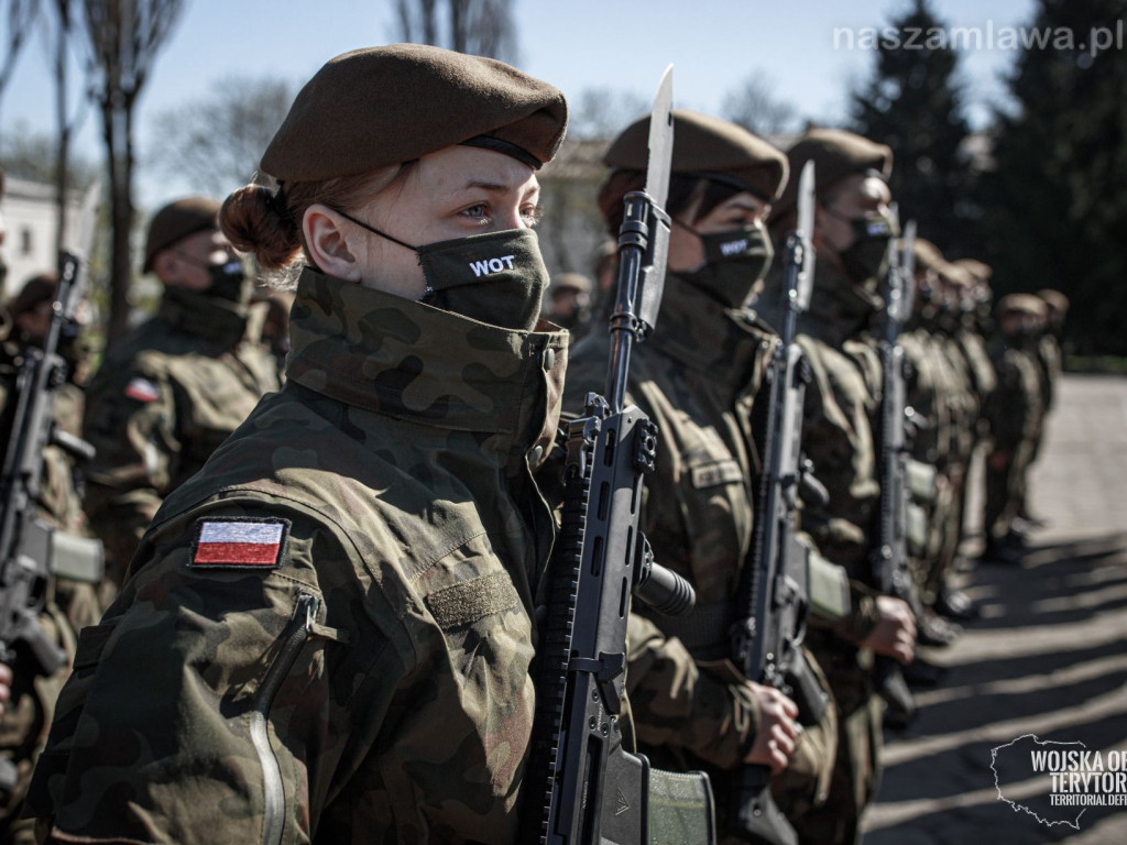 Przysięgał na sztandar Piotr Wróbel z powiatu mławskiego