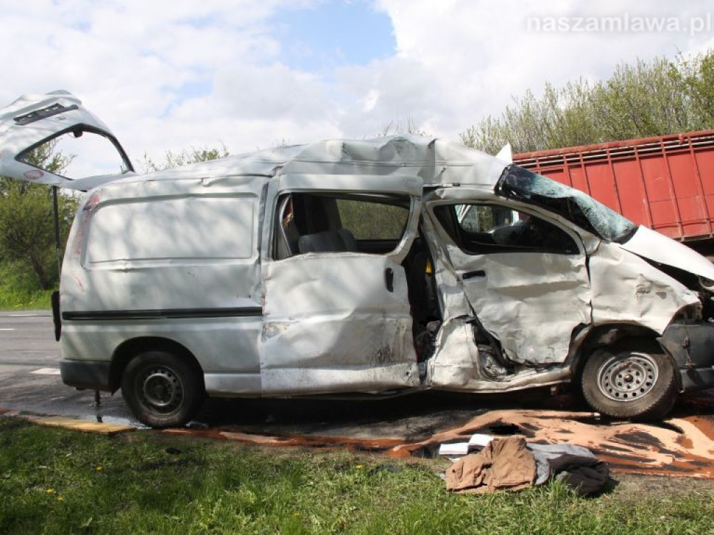 Tragiczny wypadek na drodze krajowej nr 7 [ZDJĘCIA]