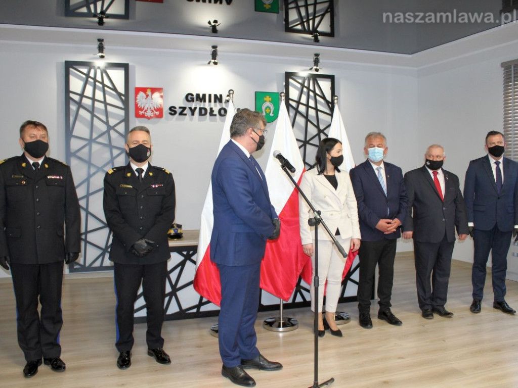 Wiceminister MSWiA Maciej Wąsik w Szydłowie